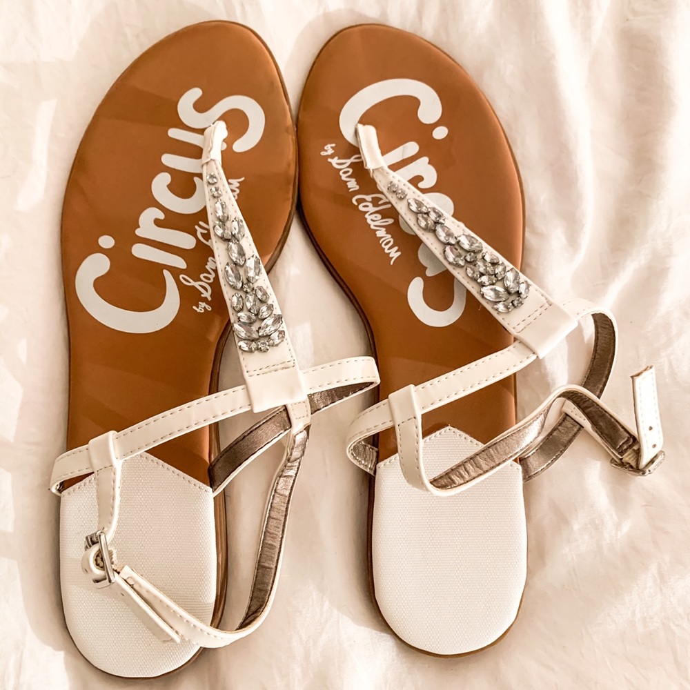 NWOT Sam Edelman Crystal Embellished Sandals